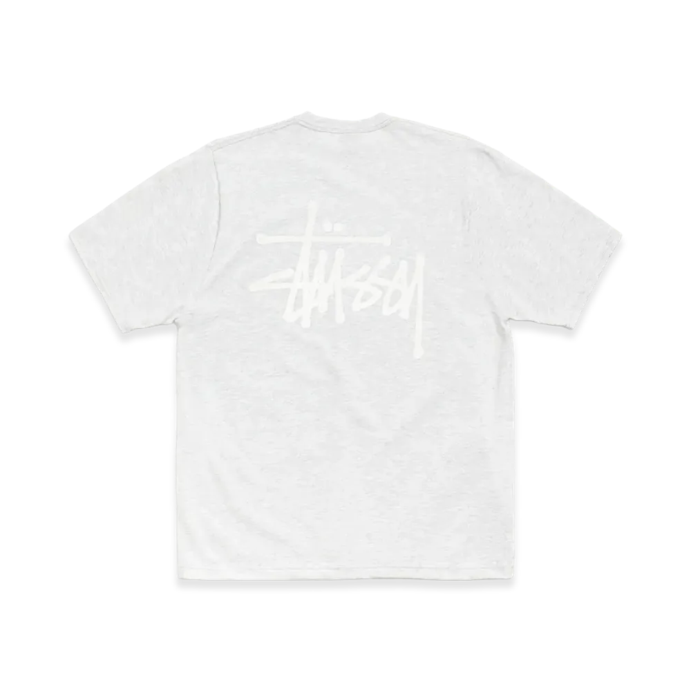 Stussy Basic Stussy Tee "Ash Heather"