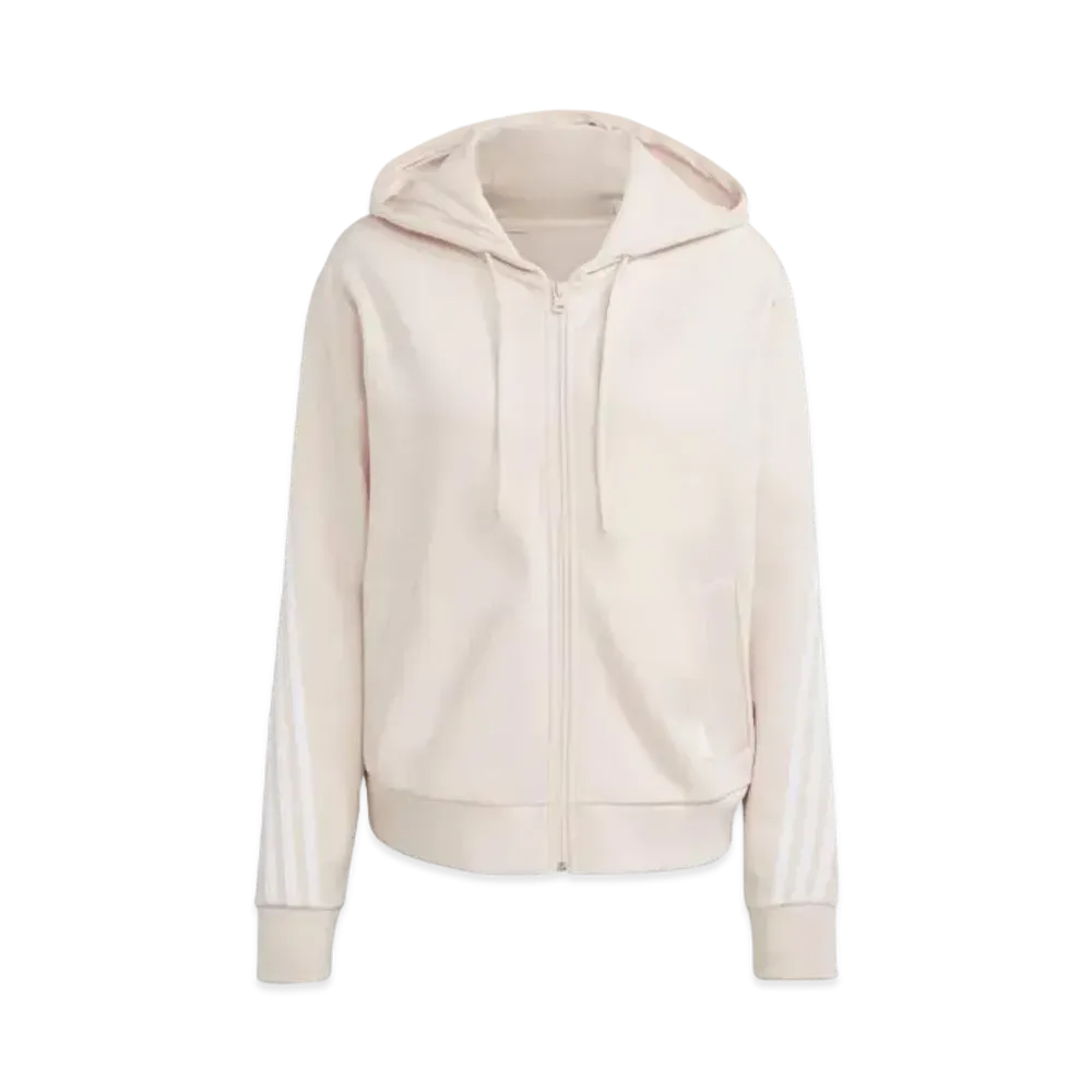 adidas Future Icon Three Stripes Full Zip Parka "Baby Pink"