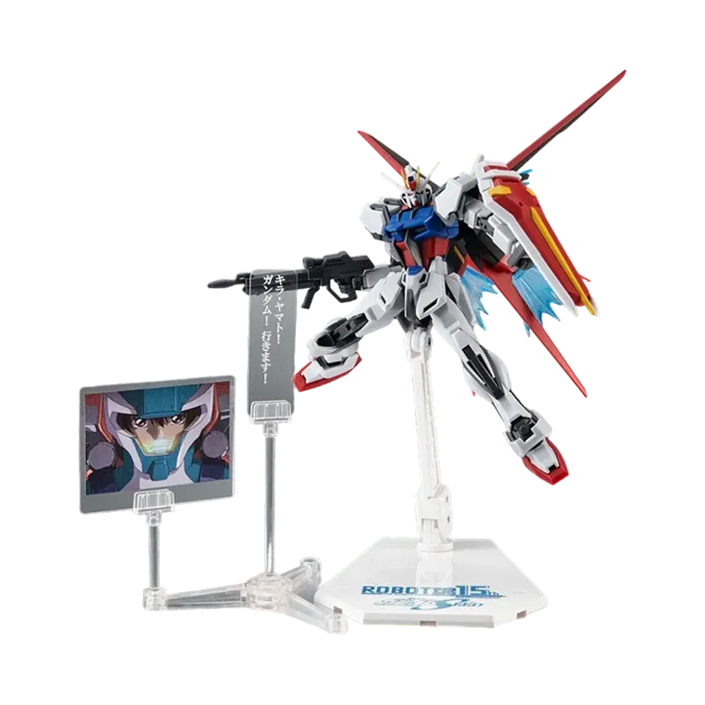 BANDAI "THE ROBOT SPIRITS" -Mobile Suit Gundam SEED- <SIDE MS> GAT-X 105+AQM/E-X01 AILE STRIKE GUNDAM ver. A.N.I.M.E. ~THE ROBOT SPIRITS 15th ANNIVERSARY~