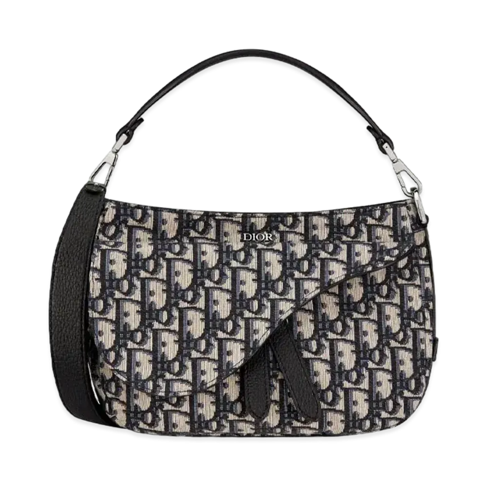 Dior Saddle Mini Soft Bag Dior Oblique Jacquard "Beige"