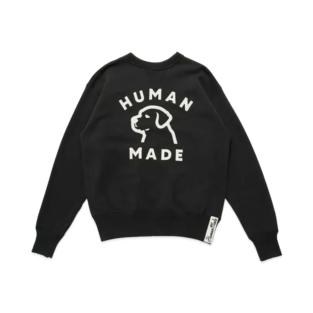 HUMAN MADE CREWNECK SWEATSHIRT "Black"