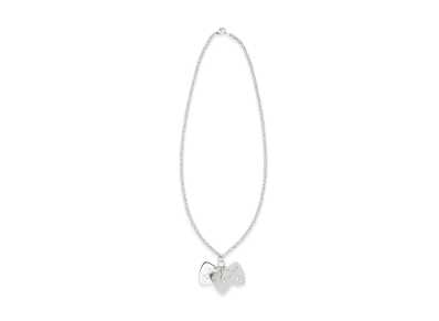 HYSTERIC GLAMOUR Woman On Skull Pick Necklace "Silver"