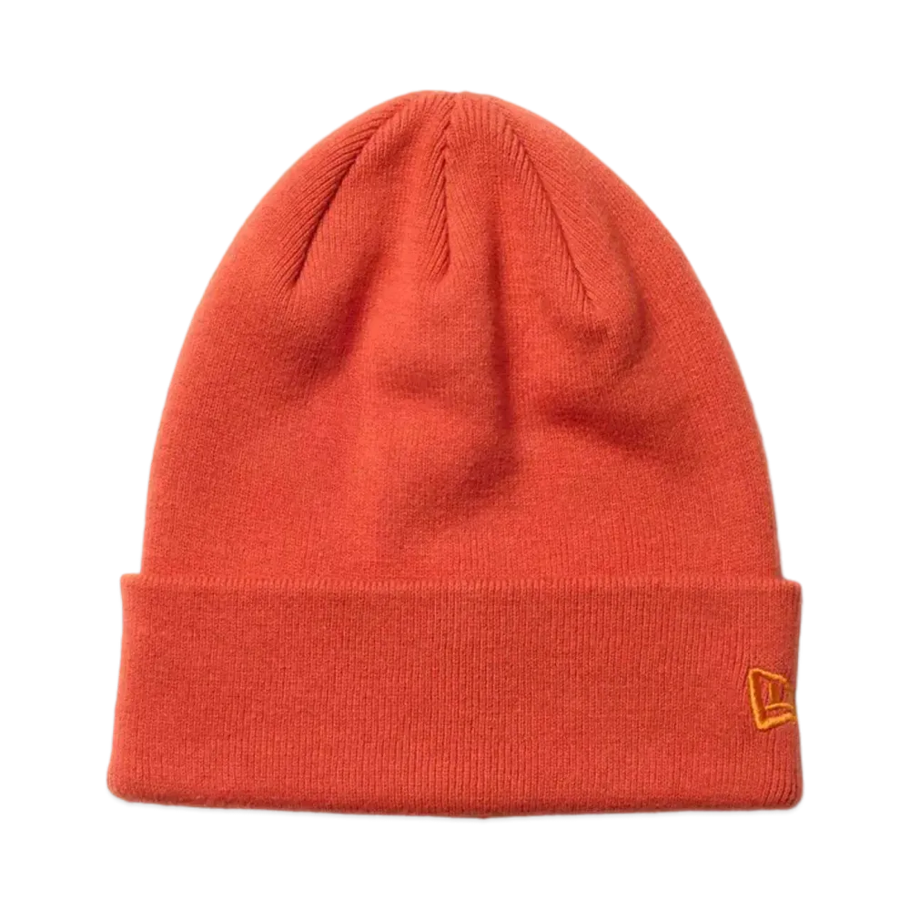 NEW ERA Basic Cuff Knit Cotton "Dark Orange"