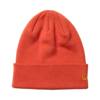 NEW ERA Basic Cuff Knit Cotton "Dark Orange"
