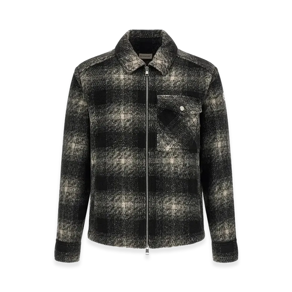 MONCLER Shirt Jacket "Black/Gray"