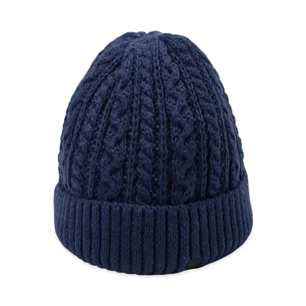DAIWA PIER39 Tech Cable Watch Cap "Navy"