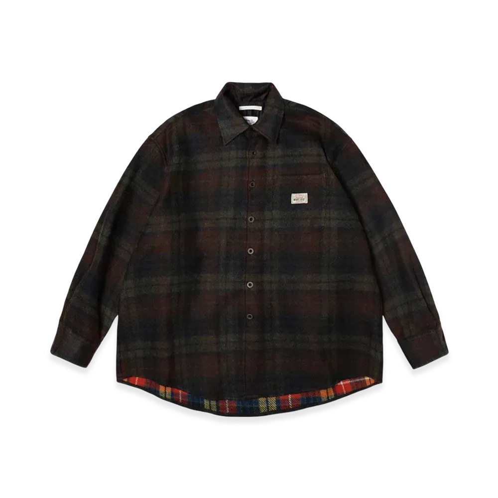 Stussy x Our Legacy Work Shop Borrowed Shirt "Coated Plaid"
