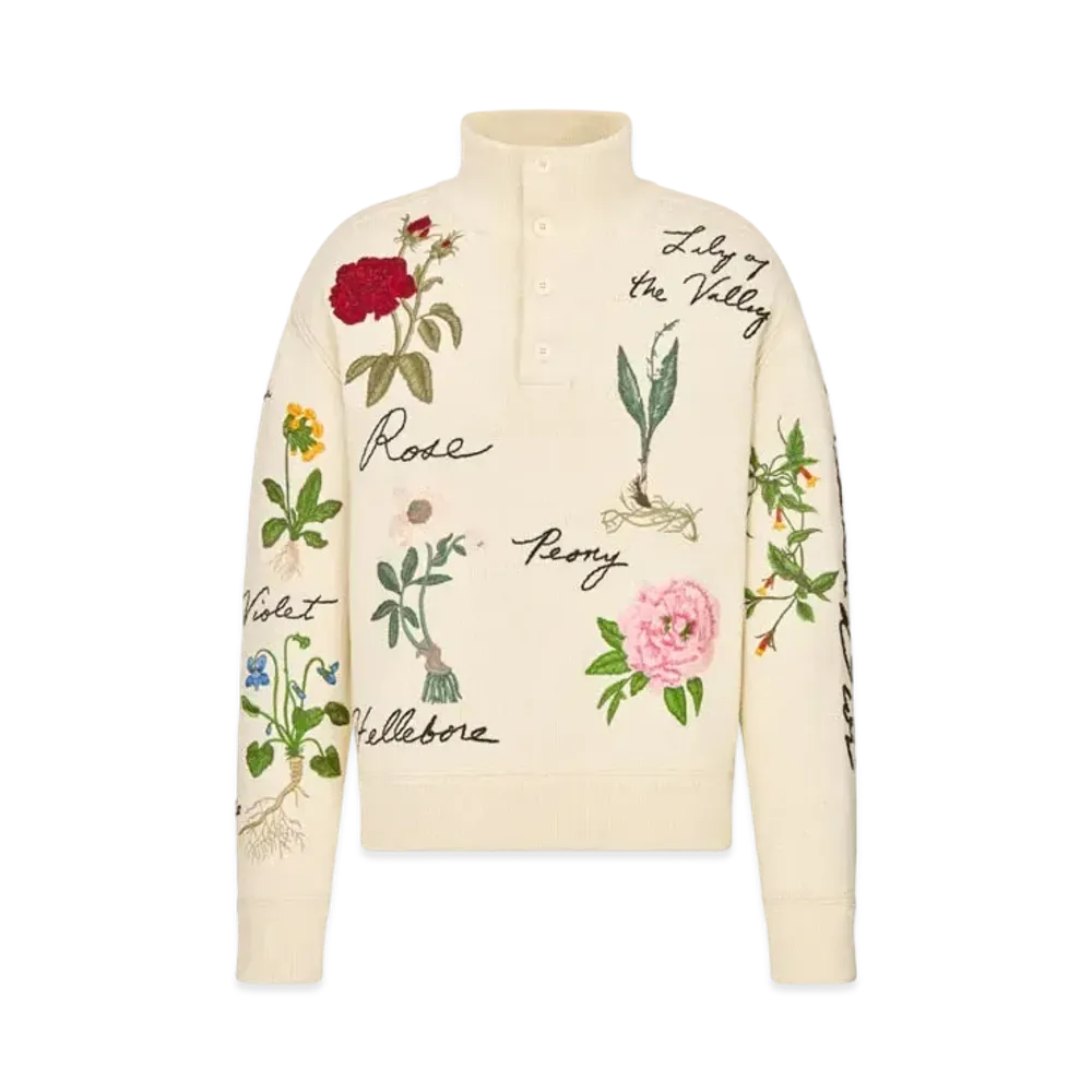 Dior Sweater Cotton Jersey "White"