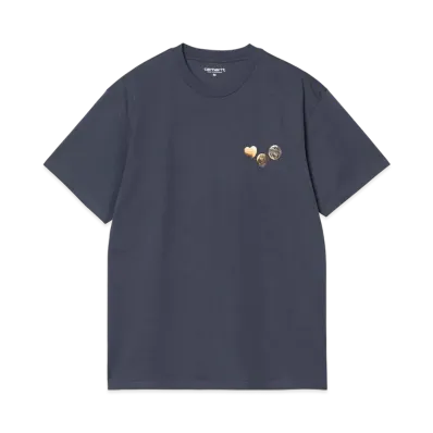 Carhartt WIP S/S Button T-Shirt "Blue"
