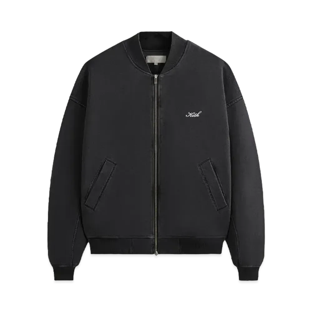 Kith Fleece Avery Bomber Jacket "Black"