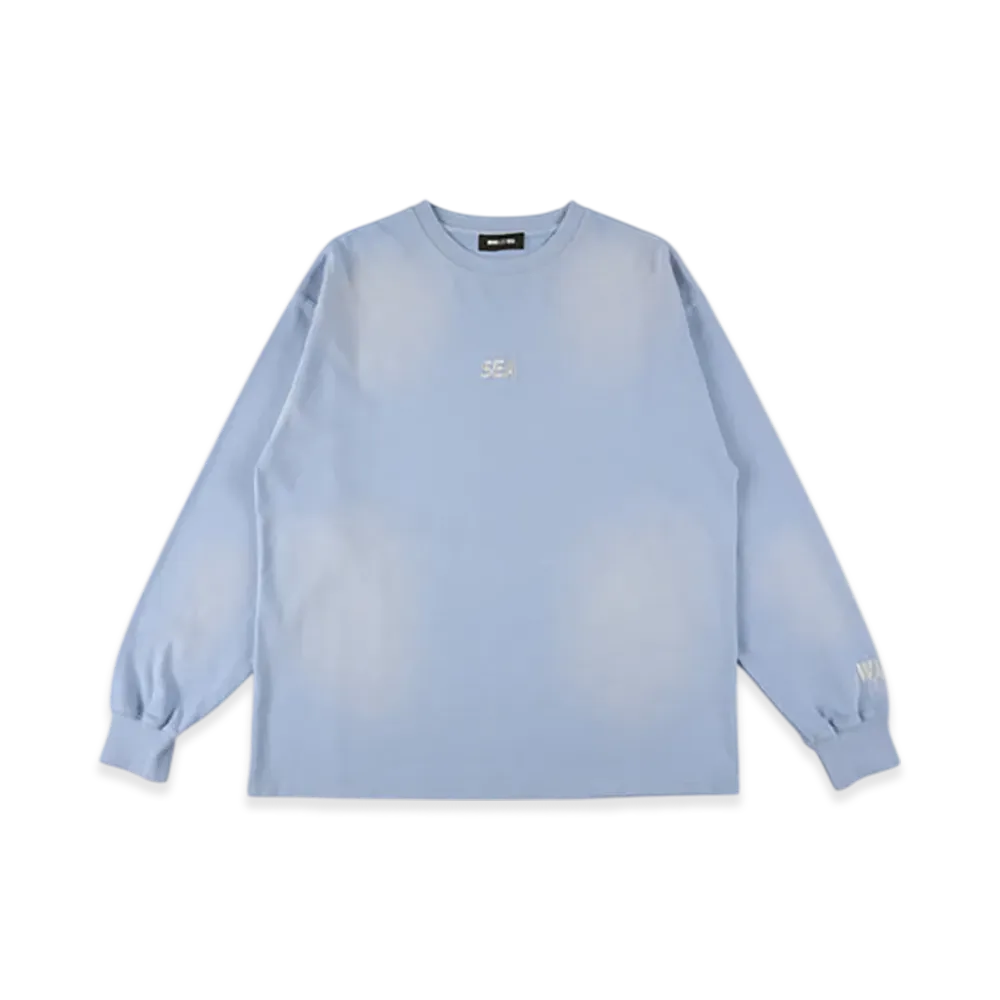 WIND AND SEA Sulfur Dyeing Logo L/S Tee "Sax"