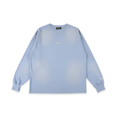 WIND AND SEA Sulfur Dyeing Logo L/S Tee "Sax"