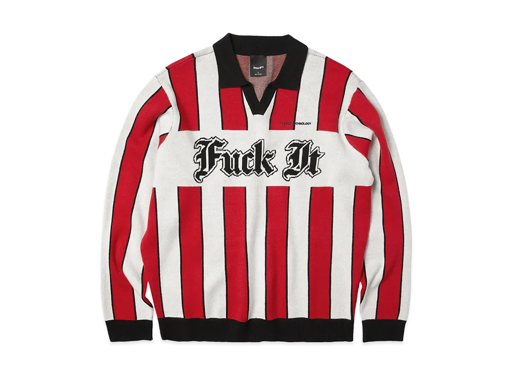 HUF Midfield Jersey Sweater "Red"