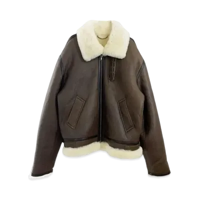 VETEMENTS Inside Out Shearling Jacket "Black"