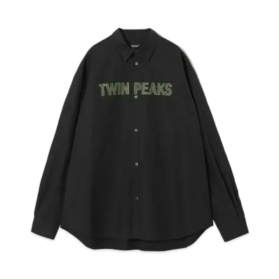 UNDERCOVER Twin Peaks Cotton Typewriter Shirt "Black"