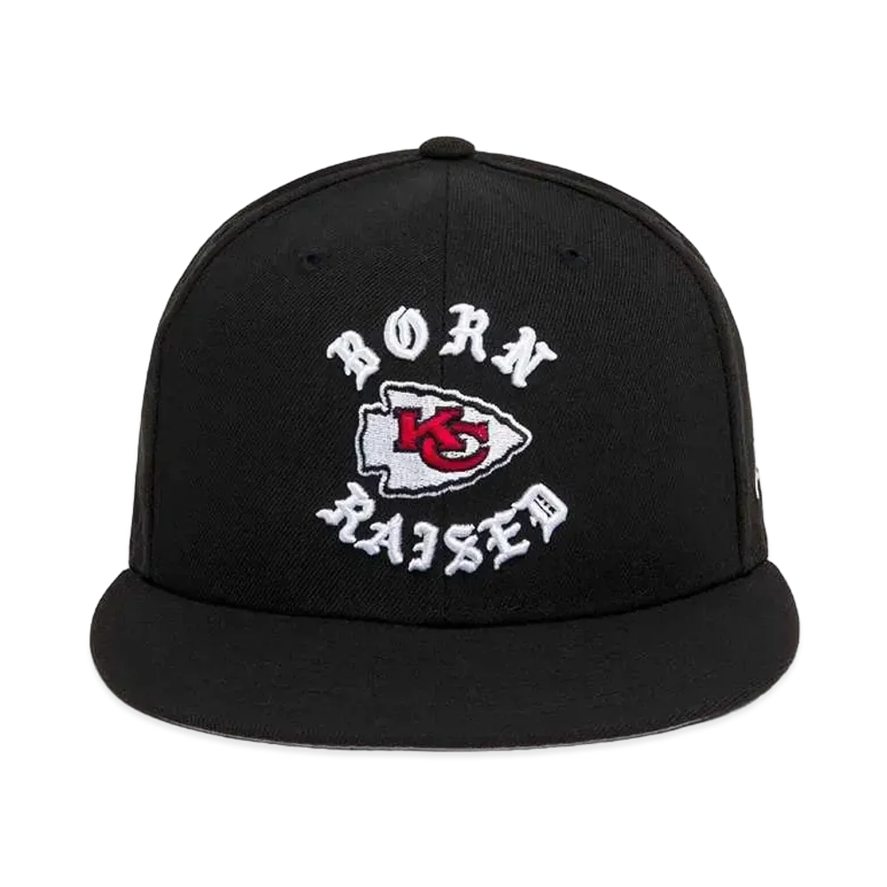 NEW ERA x Born x Raised x NFL + Chiefs Snapback Rocker Hat "Black"