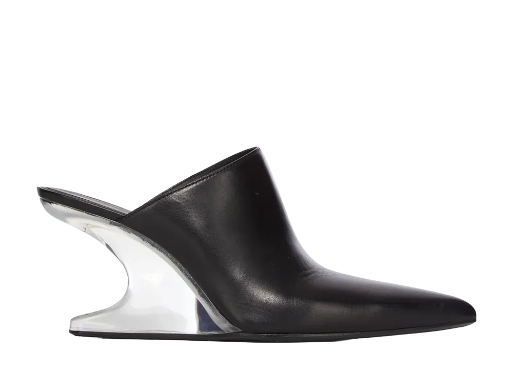 Rick Owens Women's Cantilever 8 Sabot Sharp "Black/Clear"