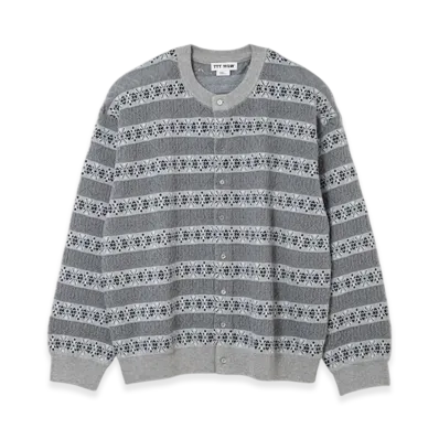 TTTMSW Crew Neck Cardigan "Grey"