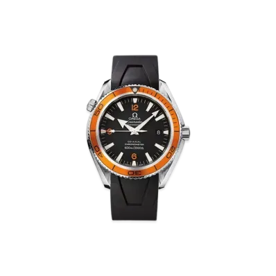 OMEGA Seamaster Planet Ocean 600M Rubber Strap 42MM "Stainless Steel/Black" 2909.50.91
