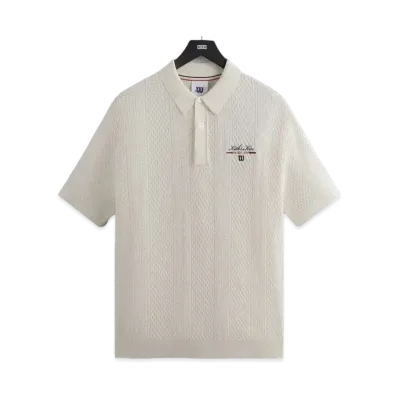 Kith x Wilson Essex Sweater Polo "Bright White"