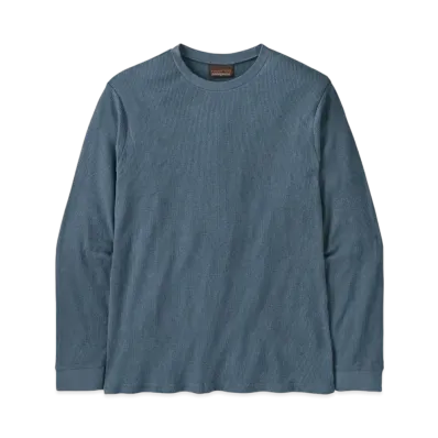 Patagonia Men's Work Waffle Crew "Utility Blue"