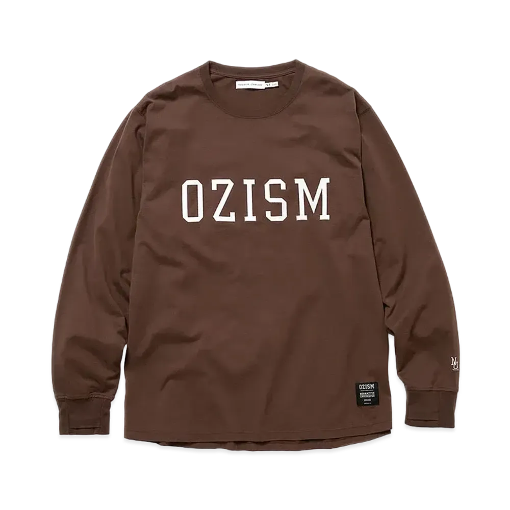 UNDERCOVER x nonnative OZISM Monk L/S Tee "OZISM" Cotton Jersey "Brown"