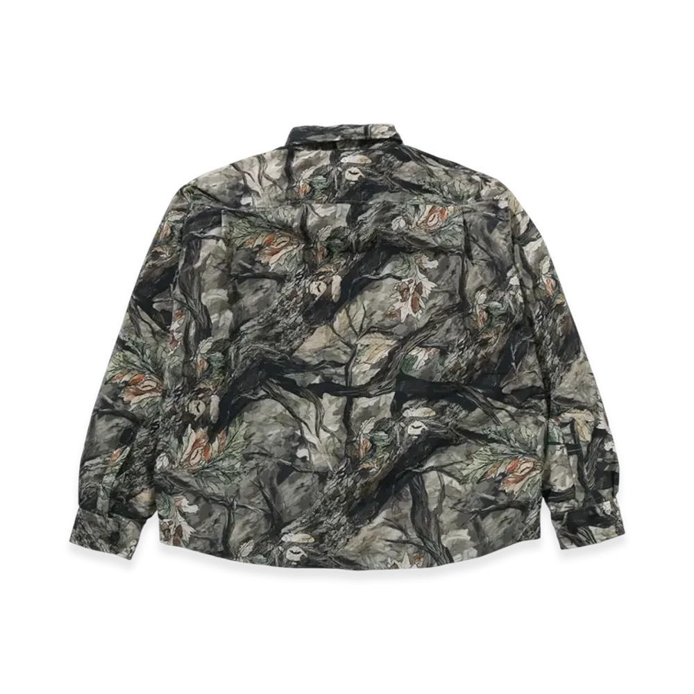A BATHING APE Tree Edge Camo Down Shirt Jacket "Brown"