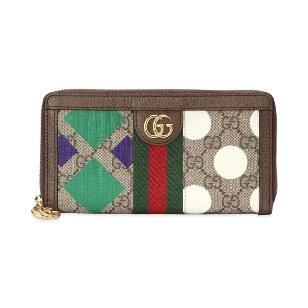 GUCCI Ophidia Zip Around Wallet