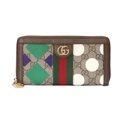 GUCCI Ophidia Zip Around Wallet