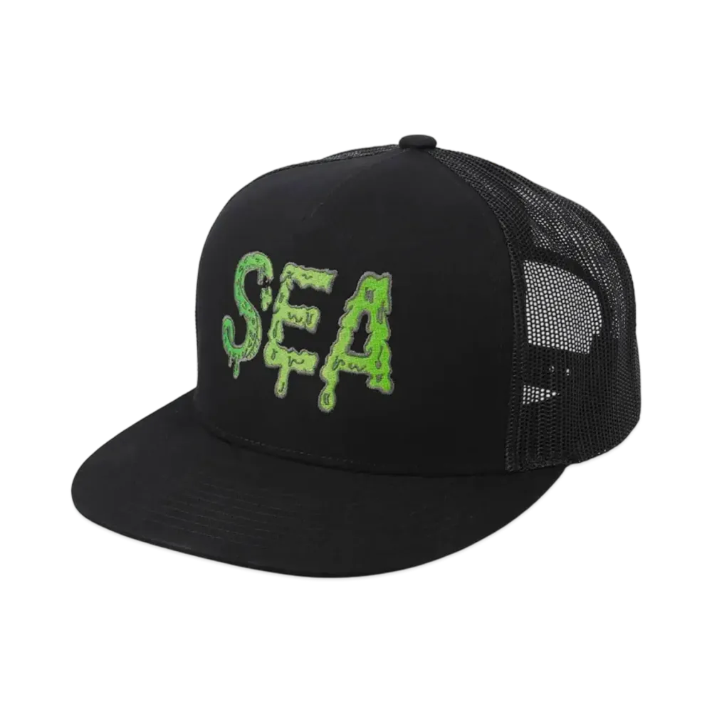 WIND AND SEA Zodiac Snake Mesh Logo Cap "Black"