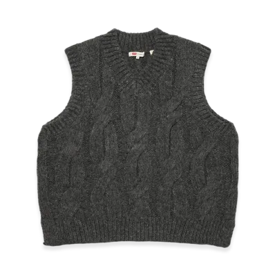 Levi's Isabel Cable Knit Vest "Gray"