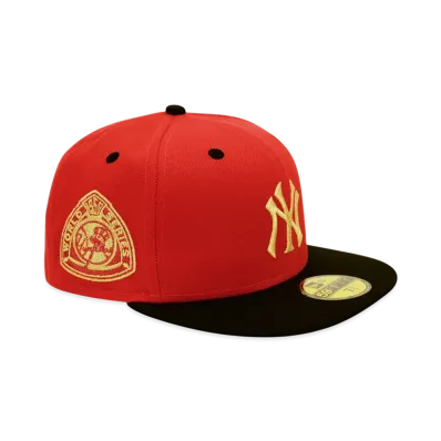 NEW ERA x THE CAP 'Golden WS' 59Fifty New York Yankees "Red"
