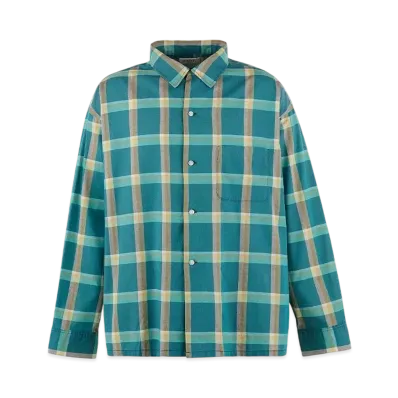SAINT Mxxxxxx x LASTMAN Check Shirt Cotton "Green"