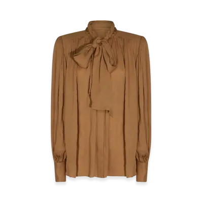 KHAITE Women's Shirts "Brown"
