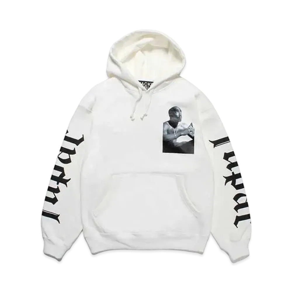 WACKO MARIA 2Pac / Heavy Weight Hooded Sweat Shirt "White"