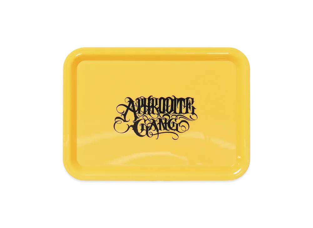 APHRODITEGANG Classic Logo Rolling Tray "Yellow"