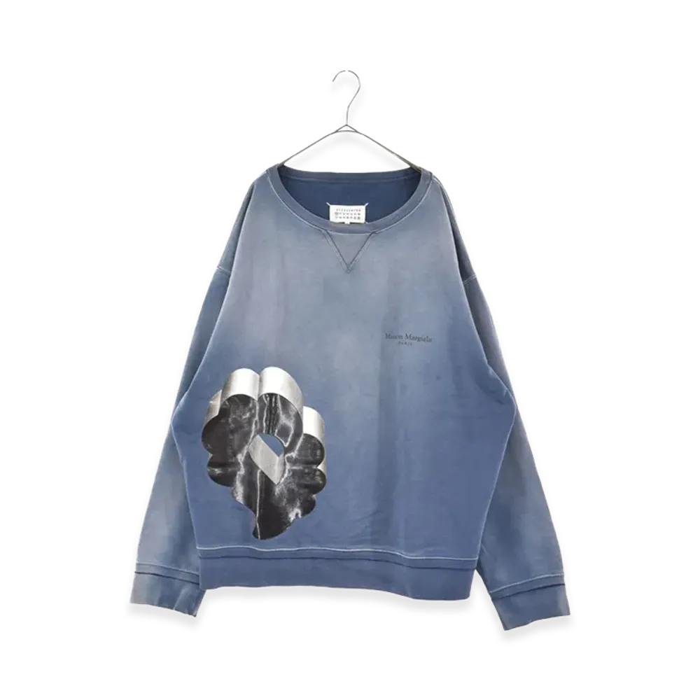 Maison Margiela Oversized Symbol Crew Sweat "Blue"