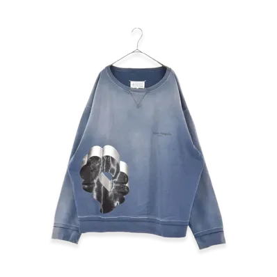 Maison Margiela Oversized Symbol Crew Sweat "Blue"