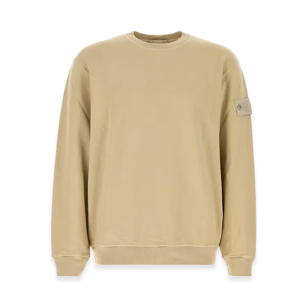 Stone Island Stretch Cotton Sweatshirt "Beige"