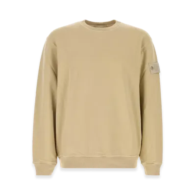 Stone Island Stretch Cotton Sweatshirt "Beige"