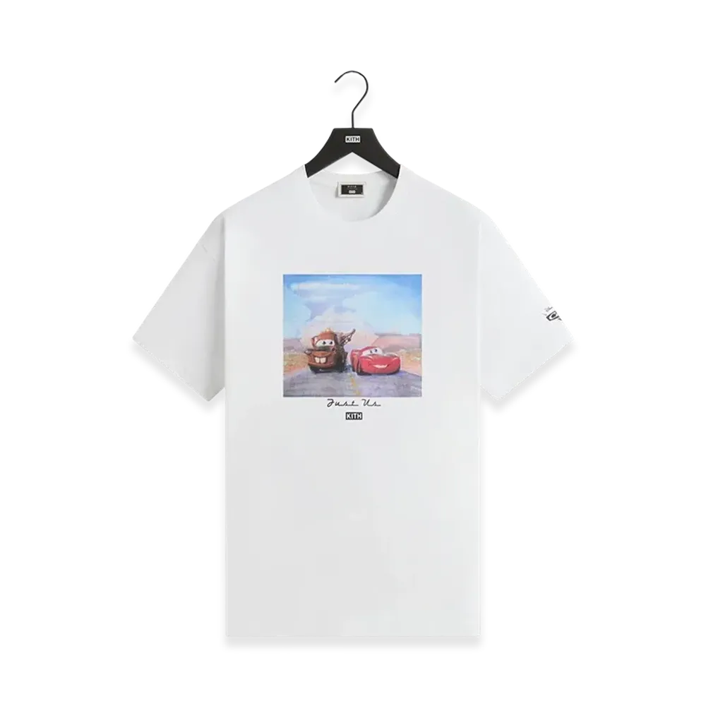 Kith x Disney Pixar Cars Just Us Vintage Tee "White"