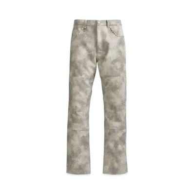 BREATH Shine Studs 5 Pocket Pants "Cream"