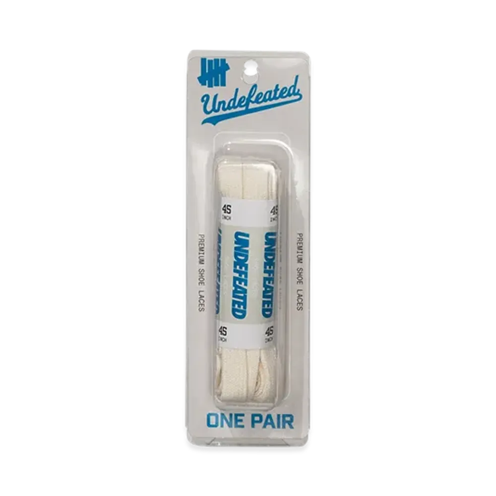 UNDEFEATED Shoe Laces "Off White"