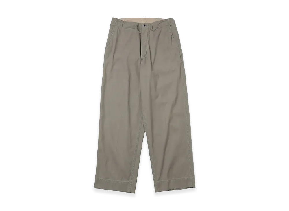 A.PRESSE Vintage Chino Trousers "Greige"