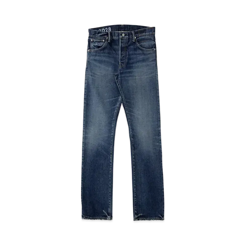 visvim SOCIAL SCULPTURE 01 SLIM DAMAGED-28 L30 "Denim"