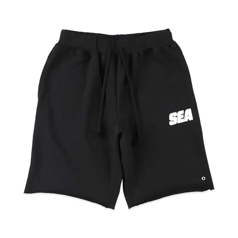 SNKRDUNK × WIND AND SEA Sweat Shorts SEA "Black/White"