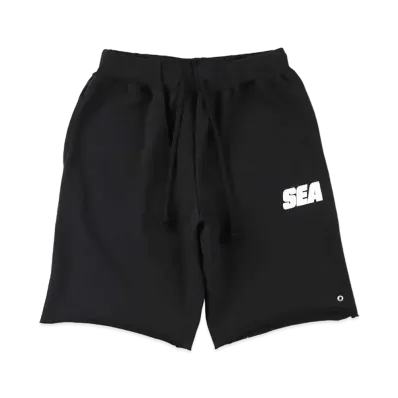 SNKRDUNK × WIND AND SEA Sweat Shorts SEA "Black/White"