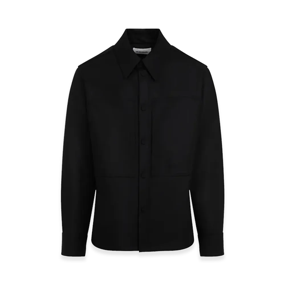 Jil Sander Wool Shirt "Black"