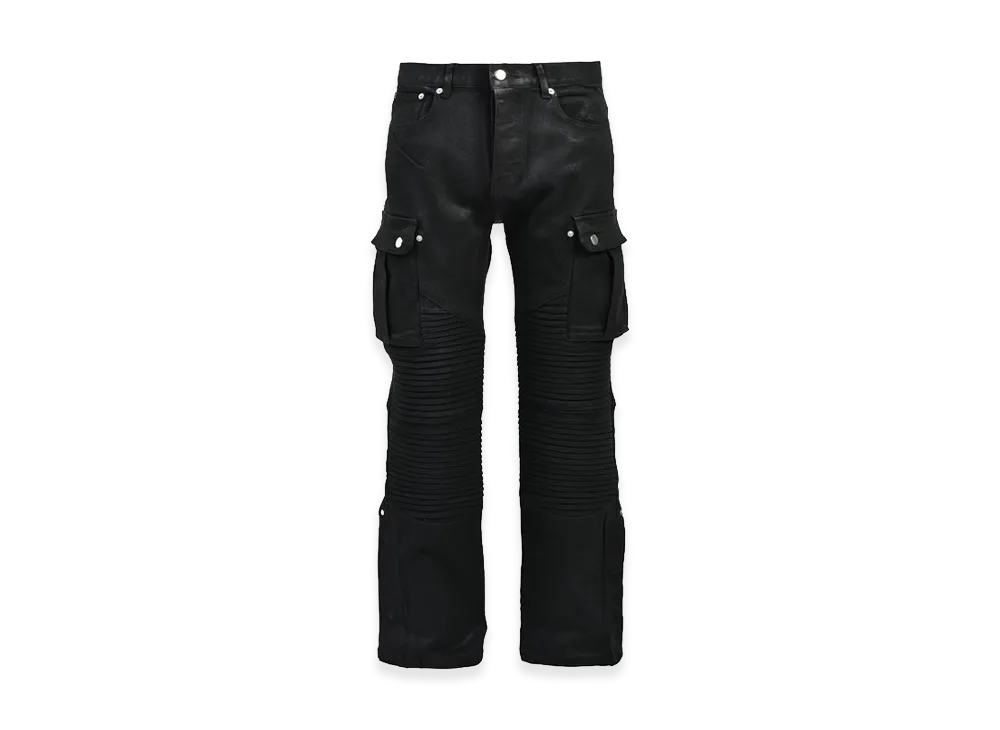 BREATH Coating Slim Biker Cargo Pants 