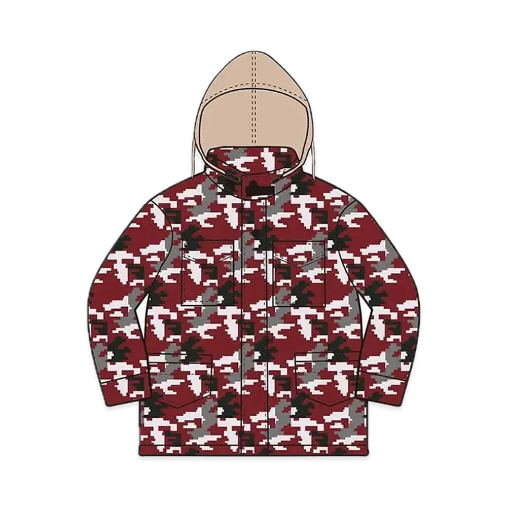 Supreme Logo Camo M-65 Jacket "Red Camo"